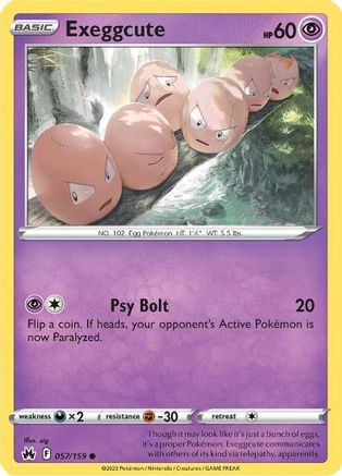 Exeggcute - SWSH: Crown Zenith #057