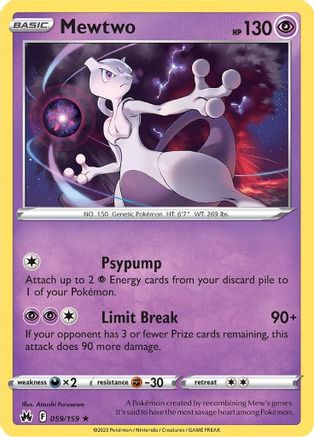 Mewtwo - SWSH: Crown Zenith #059