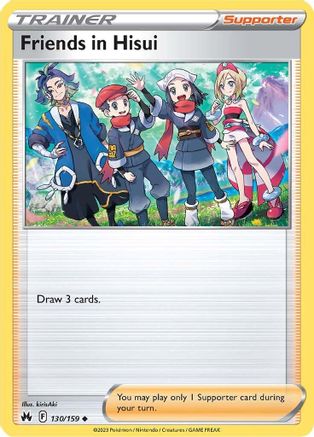Friends in Hisui - SWSH: Crown Zenith #130
