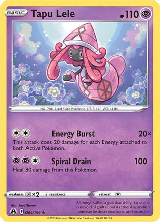 Tapu Lele - SWSH: Crown Zenith #064