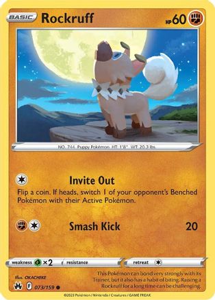 Rockruff - SWSH: Crown Zenith #073