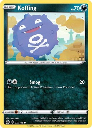 Koffing - SWSH: Crown Zenith #075