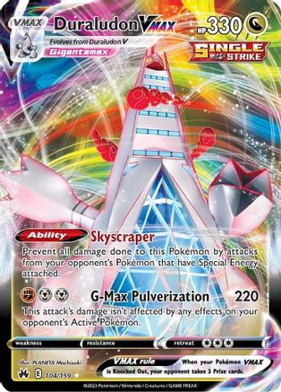 Duraludon VMAX - SWSH: Crown Zenith #104