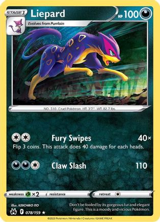 Liepard - SWSH: Crown Zenith #078