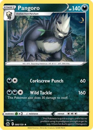 Pangoro - SWSH: Crown Zenith #080