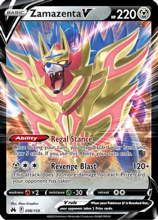 Zamazenta V - SWSH: Crown Zenith #098