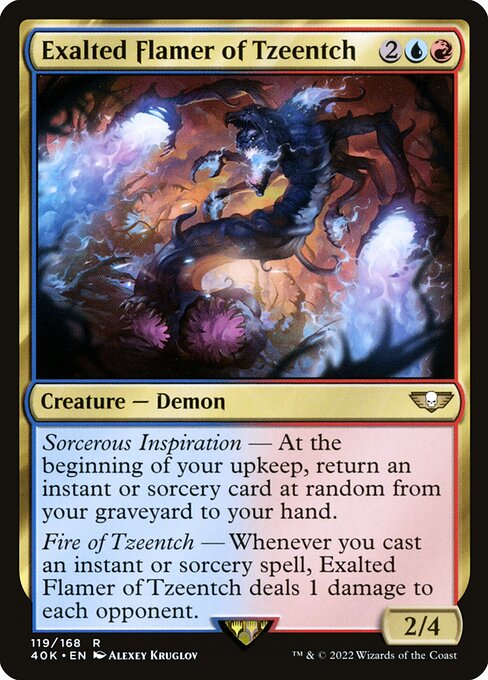 Exalted Flamer of Tzeentch — 40K — 119