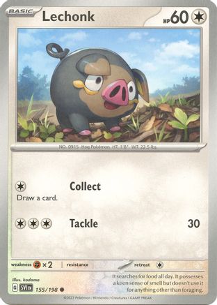 Lechonk - 155/198 - SV01: Scarlet & Violet Base Set #155