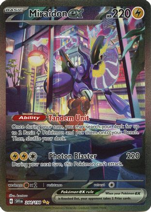 Miraidon ex - 244/198 - SV01: Scarlet & Violet Base Set #244