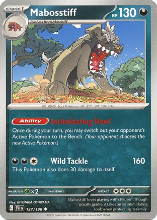 Mabosstiff - 137/198 - SV01: Scarlet & Violet Base Set #137