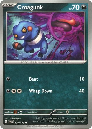 Croagunk - SV01: Scarlet & Violet Base Set #130