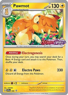 Pawmot - 006 (Prerelease) - SV: Scarlet & Violet Promo Cards #006
