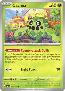 Cacnea - 005/198 - SV01: Scarlet & Violet Base Set #005