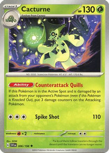 Cacturne - 006/198 - SV01: Scarlet & Violet Base Set #006