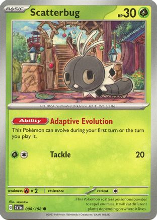 Scatterbug - SV01: Scarlet & Violet Base Set #008