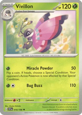 Vivillon - SV01: Scarlet & Violet Base Set #010