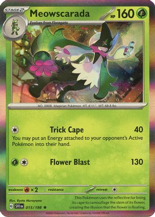 Meowscarada - 015/198 - SV01: Scarlet & Violet Base Set #015