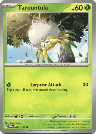 Tarountula - 018/198 - SV01: Scarlet & Violet Base Set #018