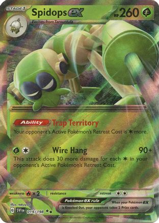 Spidops ex - 019/198 - SV01: Scarlet & Violet Base Set #019
