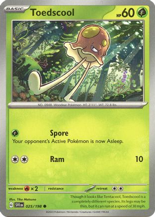 Toedscool - 025/198 - SV01: Scarlet & Violet Base Set #025