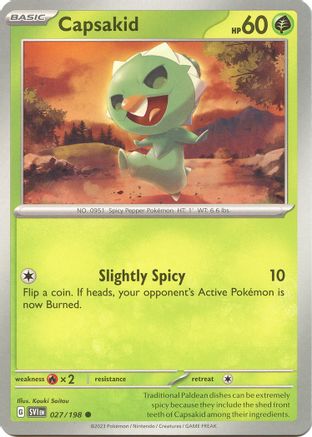Capsakid - 027/198 - SV01: Scarlet & Violet Base Set #027