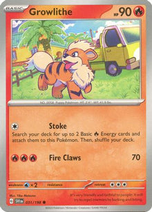 Growlithe - 031/198 - SV01: Scarlet & Violet Base Set #031
