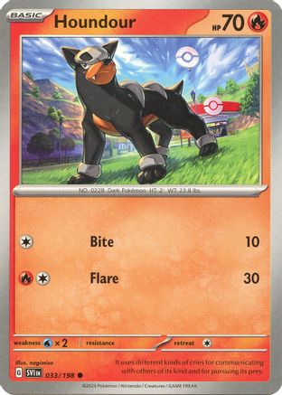Houndour - 033/198 - SV01: Scarlet & Violet Base Set #033