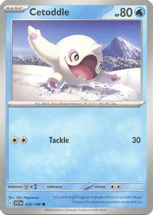 Cetoddle - 058/198 - SV01: Scarlet & Violet Base Set #058