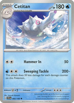Cetitan - SV01: Scarlet & Violet Base Set #060
