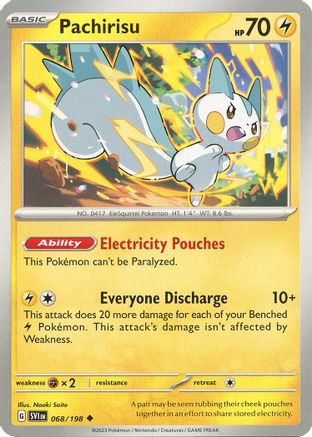 Pachirisu - 068/198 - SV01: Scarlet & Violet Base Set #068