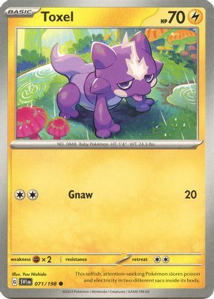 Toxel - SV01: Scarlet & Violet Base Set #071