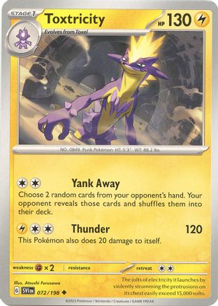 Toxtricity - SV01: Scarlet & Violet Base Set #072