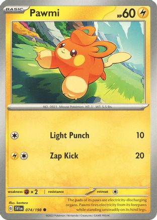 Pawmi - 074/198 - SV01: Scarlet & Violet Base Set #074