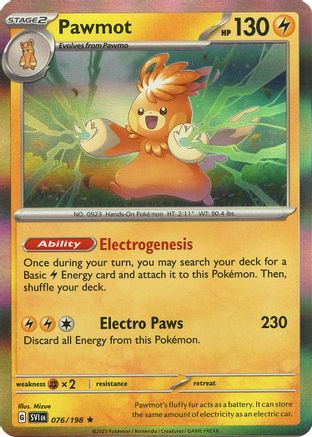 Pawmot - 076/198 - SV01: Scarlet & Violet Base Set #076
