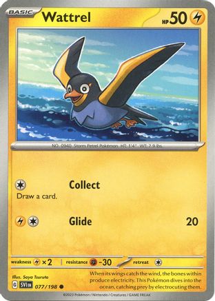 Wattrel - 077/198 - SV01: Scarlet & Violet Base Set #077