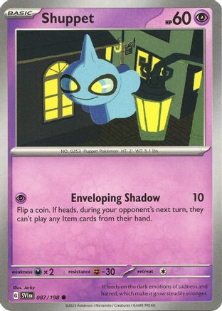 Shuppet - SV01: Scarlet & Violet Base Set #087