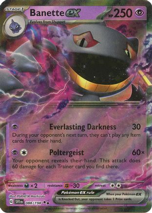Banette ex - 088/198 - SV01: Scarlet & Violet Base Set #088