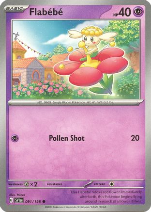 Flabebe - SV01: Scarlet & Violet Base Set #091
