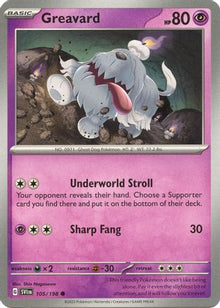 Greavard - 105/198 - SV01: Scarlet & Violet Base Set #105