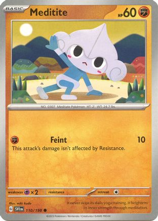 Meditite - 110/198 - SV01: Scarlet & Violet Base Set #110