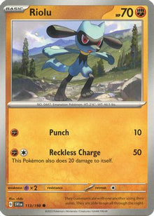 Riolu - 113/198 - SV01: Scarlet & Violet Base Set #113