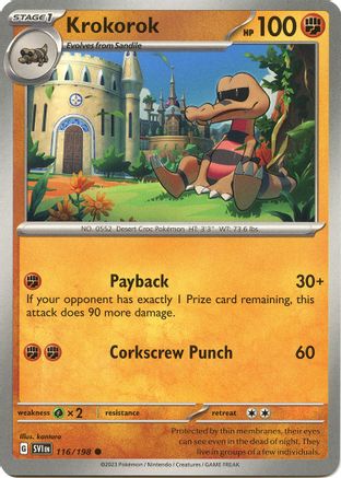 Krokorok - SV01: Scarlet & Violet Base Set #116