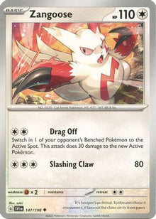 Zangoose - 147/198 - SV01: Scarlet & Violet Base Set #147