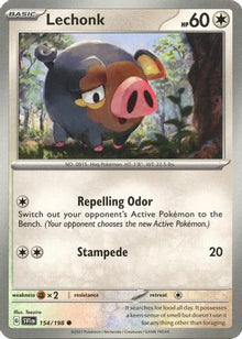 Lechonk - 154/198 - SV01: Scarlet & Violet Base Set #154