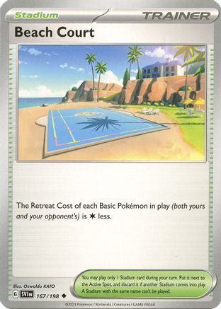 Beach Court - SV01: Scarlet & Violet Base Set #167
