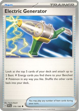 Electric Generator - SV01: Scarlet & Violet Base Set #170