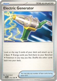 Electric Generator - SV01: Scarlet & Violet Base Set #170