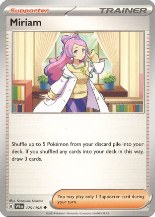 Miriam - 179/198 - SV01: Scarlet & Violet Base Set #179
