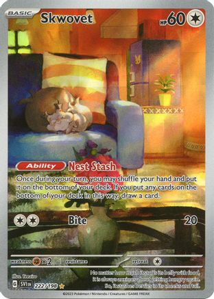 Skwovet - 222/198 - SV01: Scarlet & Violet Base Set #222