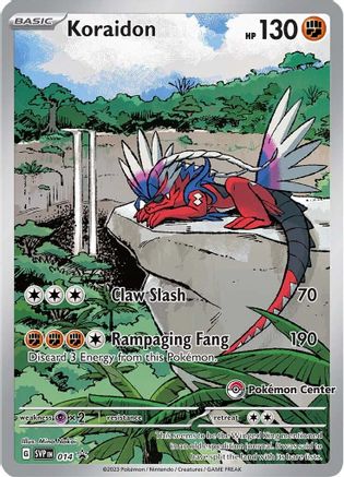 Koraidon - 014 (Pokemon Center Exclusive) - SV: Scarlet & Violet Promo Cards #014
